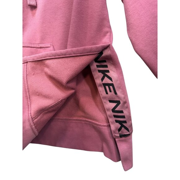 Nike Womens Full-Zip Hoodie Jacket Small Pink Logo - Picture 3 of 12